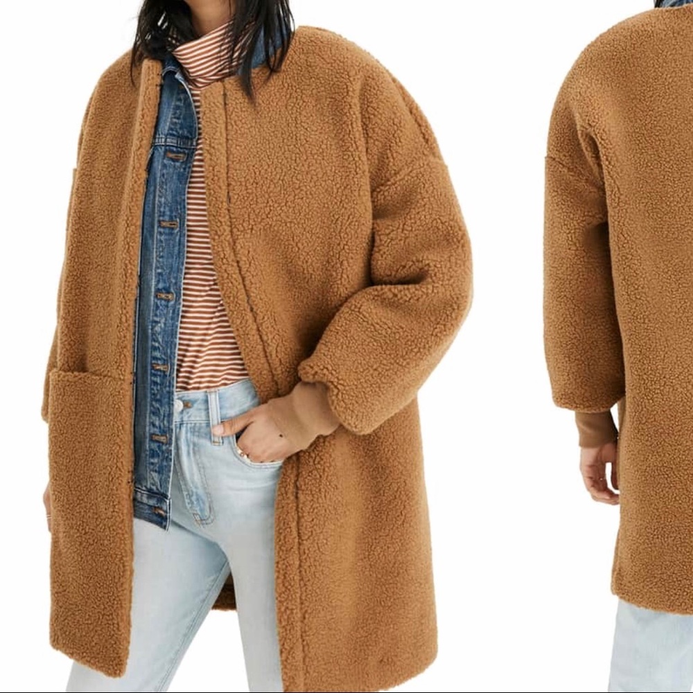 Madewell Sherpa Cacoon Jacket